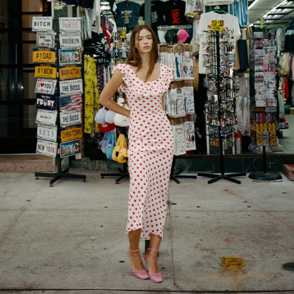 Realisation Par The Claudia Polka Dot Dress